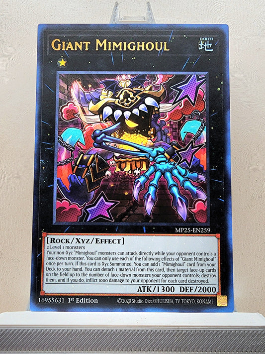 Yugioh! 1x Giant Mimighoul (MP25 - Ultra Rare) 1st Edition