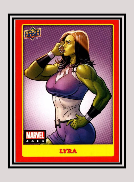 Marvel! 1x Lyra - Base (#025 - 2020 Upper Deck Marvel Ages)