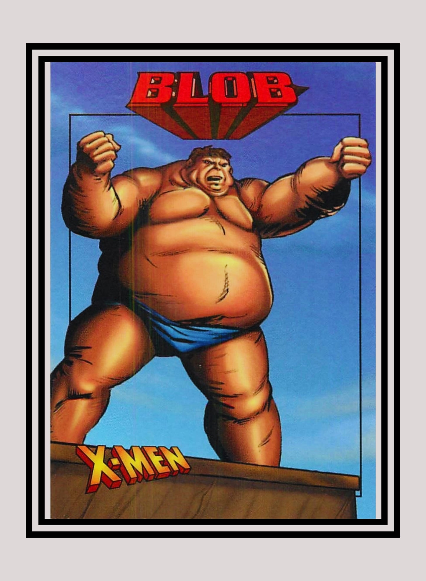 Marvel! 1x Blob - Base (#25 - 1997 Fleer X-Men International)