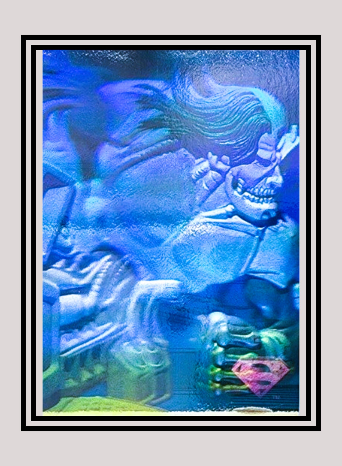 DC! 1x Man of Machines - Hologram (#25 - 1996 Fleer Superman Hologram Series)