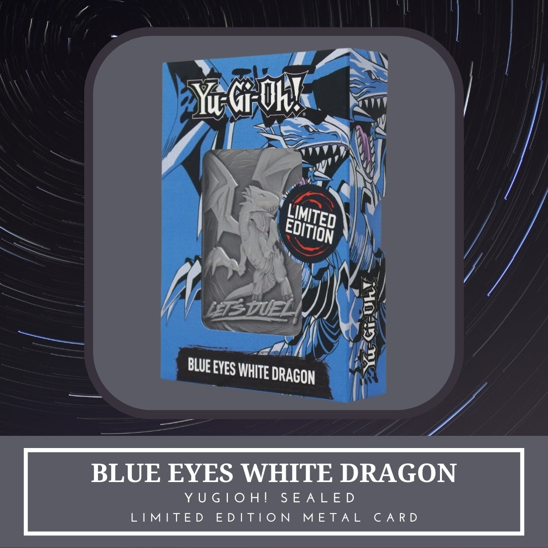 Yugioh! 1x Blue-Eyes White Dragon Metal Card - Limited Edition (SEALED)