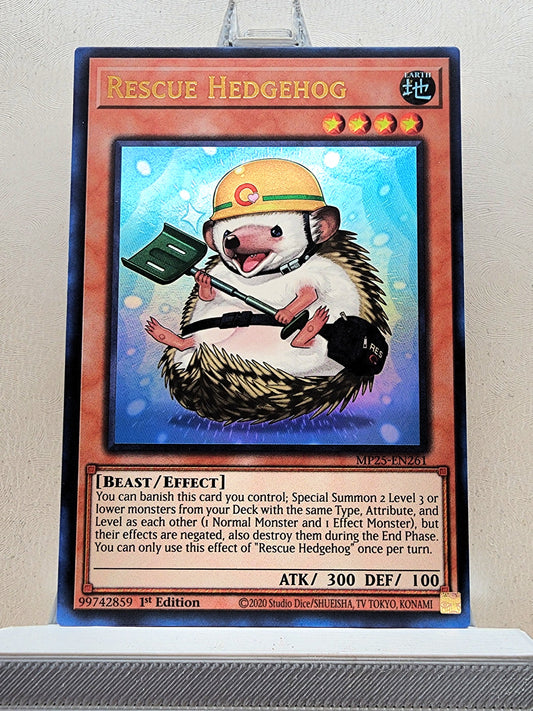 Yugioh! 1x Rescue Hedgehog (MP25 - Ultra Rare) 1st Edition