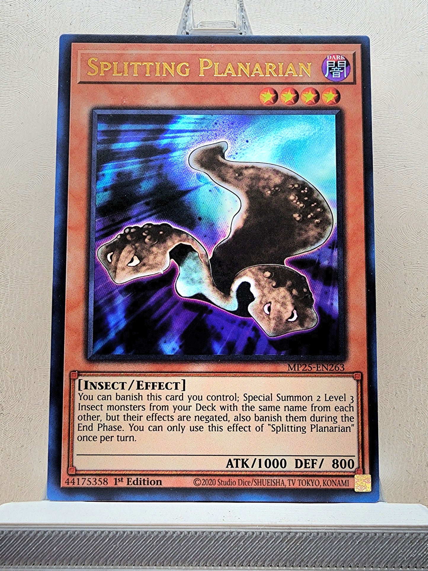 Yugioh! 1x Splitting Planarian (MP25 - Ultra Rare) 1st Edition
