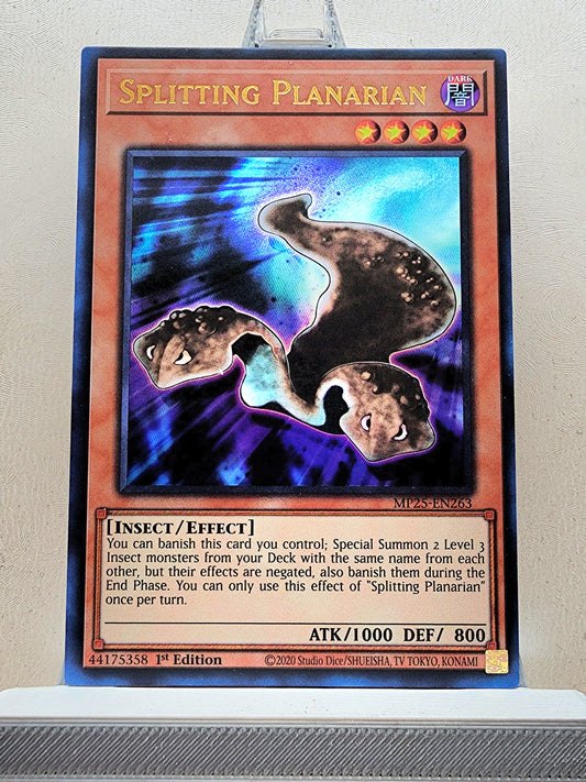 Yugioh! 1x Splitting Planarian (MP25 - Ultra Rare) 1st Edition