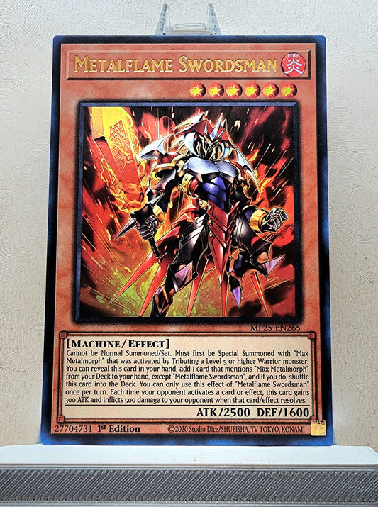 Yugioh! 1x Metalflame Swordsman (MP25 - Ultra Rare) 1st Edition