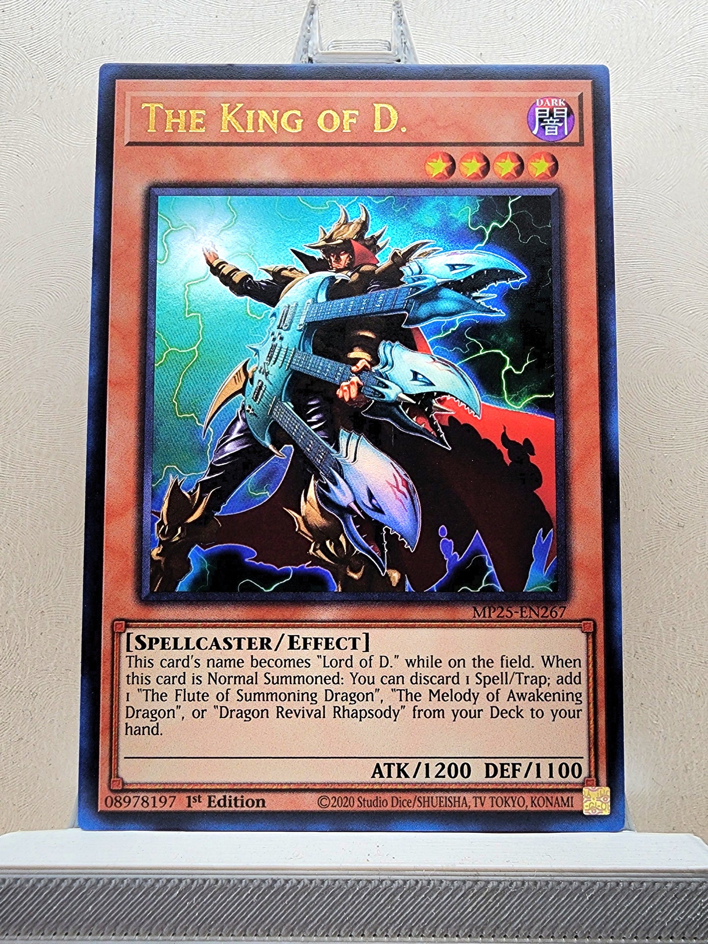 Yugioh! 1x The King of D. (MP25 - Ultra Rare) 1st Edition