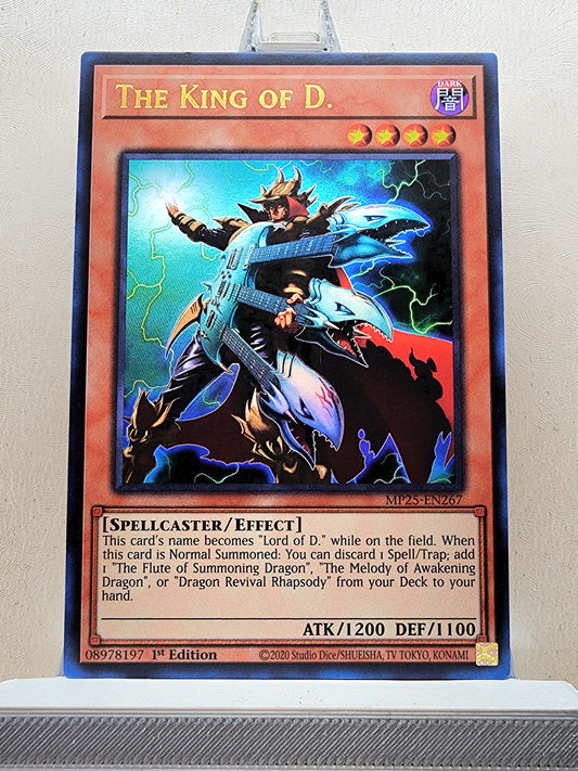 Yugioh! 1x The King of D. (MP25 - Ultra Rare) 1st Edition