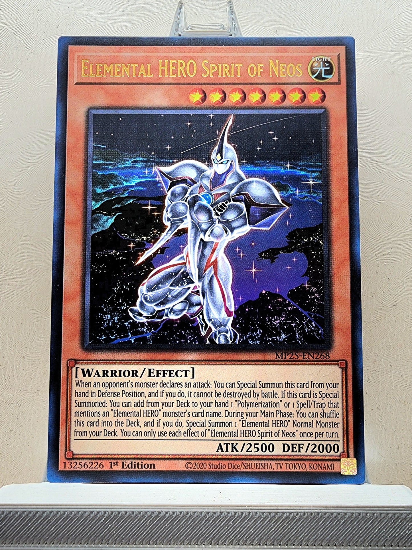 Yugioh! 1x Elemental HERO Spirit of Neos (MP25 - Ultra Rare) 1st Edition