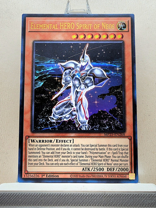 Yugioh! 1x Elemental HERO Spirit of Neos (MP25 - Ultra Rare) 1st Edition