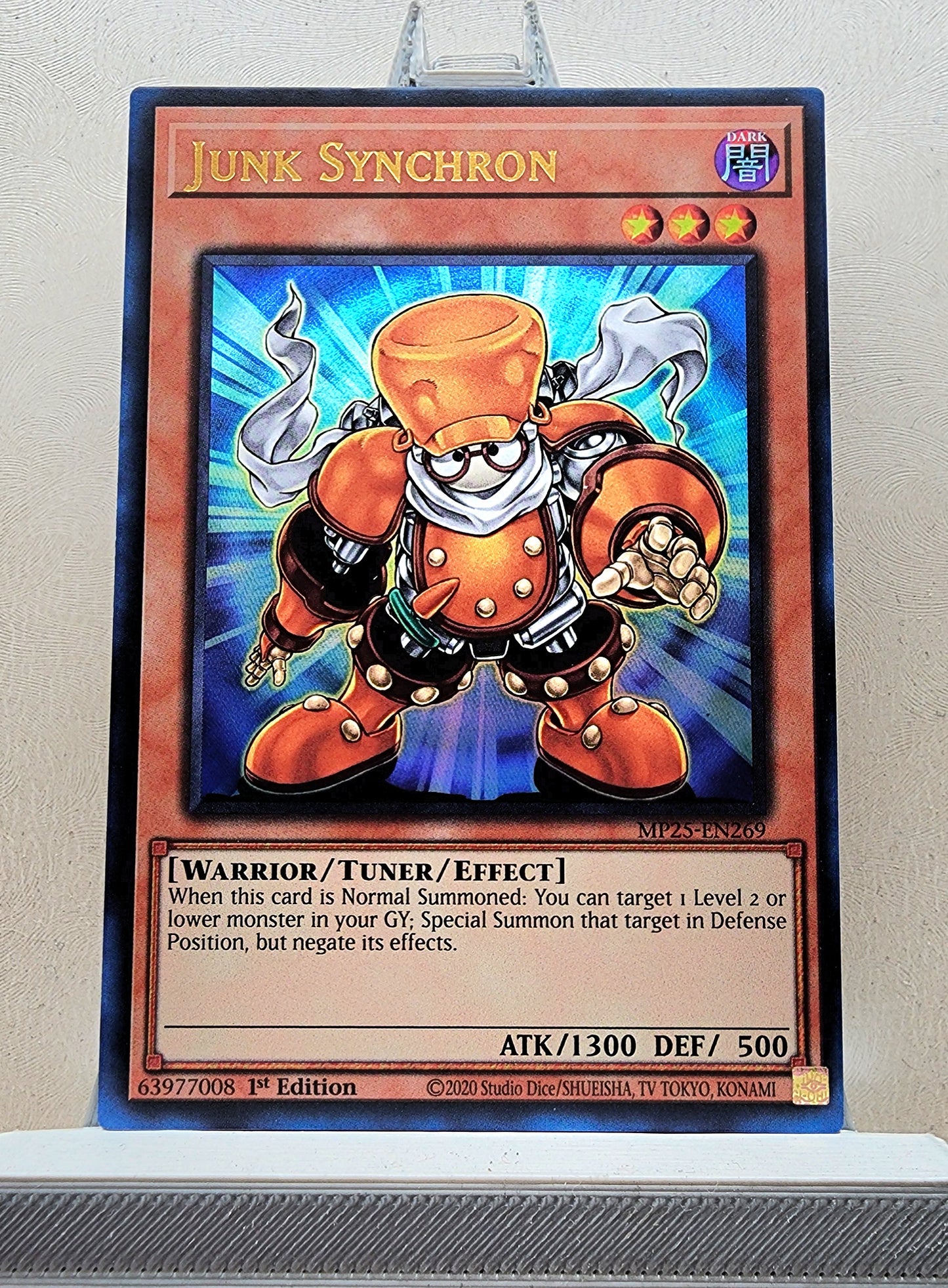Yugioh! 1x Junk Synchron (MP25 - Ultra Rare) 1st Edition