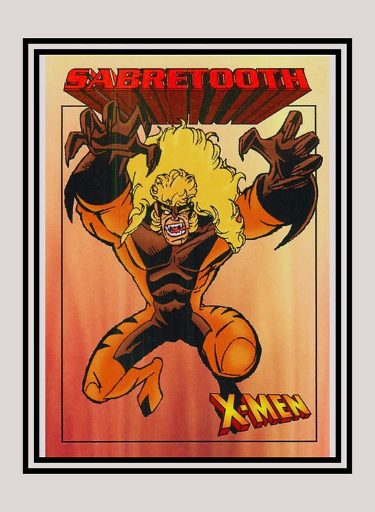 Marvel! 1x Sabretooth - Base (#26 - 1997 Fleer X-Men International)