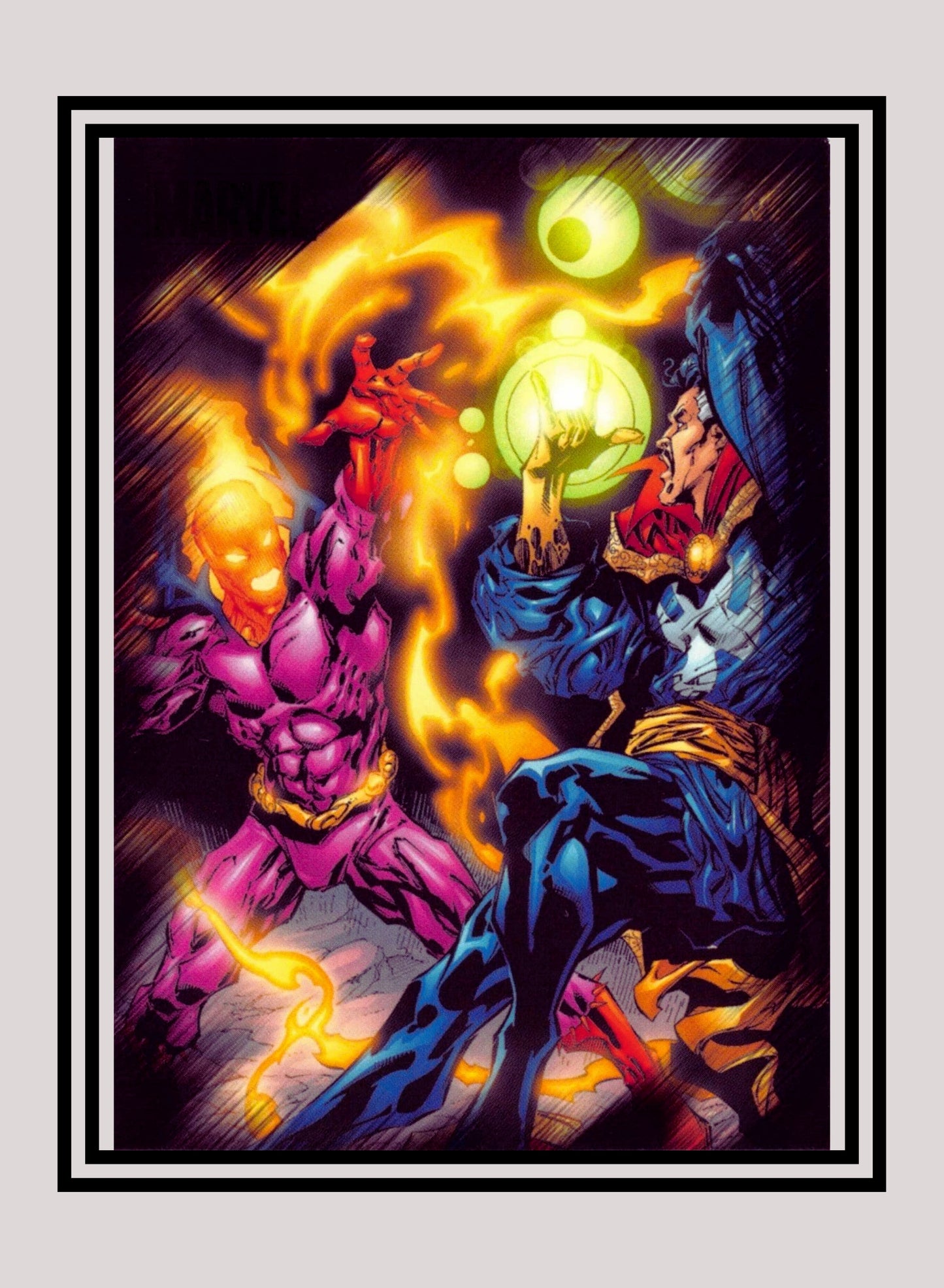 Marvel! 1x Dr. Strange vs. Dormammu - Base (#26 - 2010 Rittenhouse Marvel Heroes & Villains)