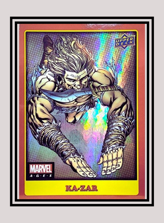 Marvel! 1x Ka-Zar - Foil (#299 - 2020 Upper Deck Marvel Ages)