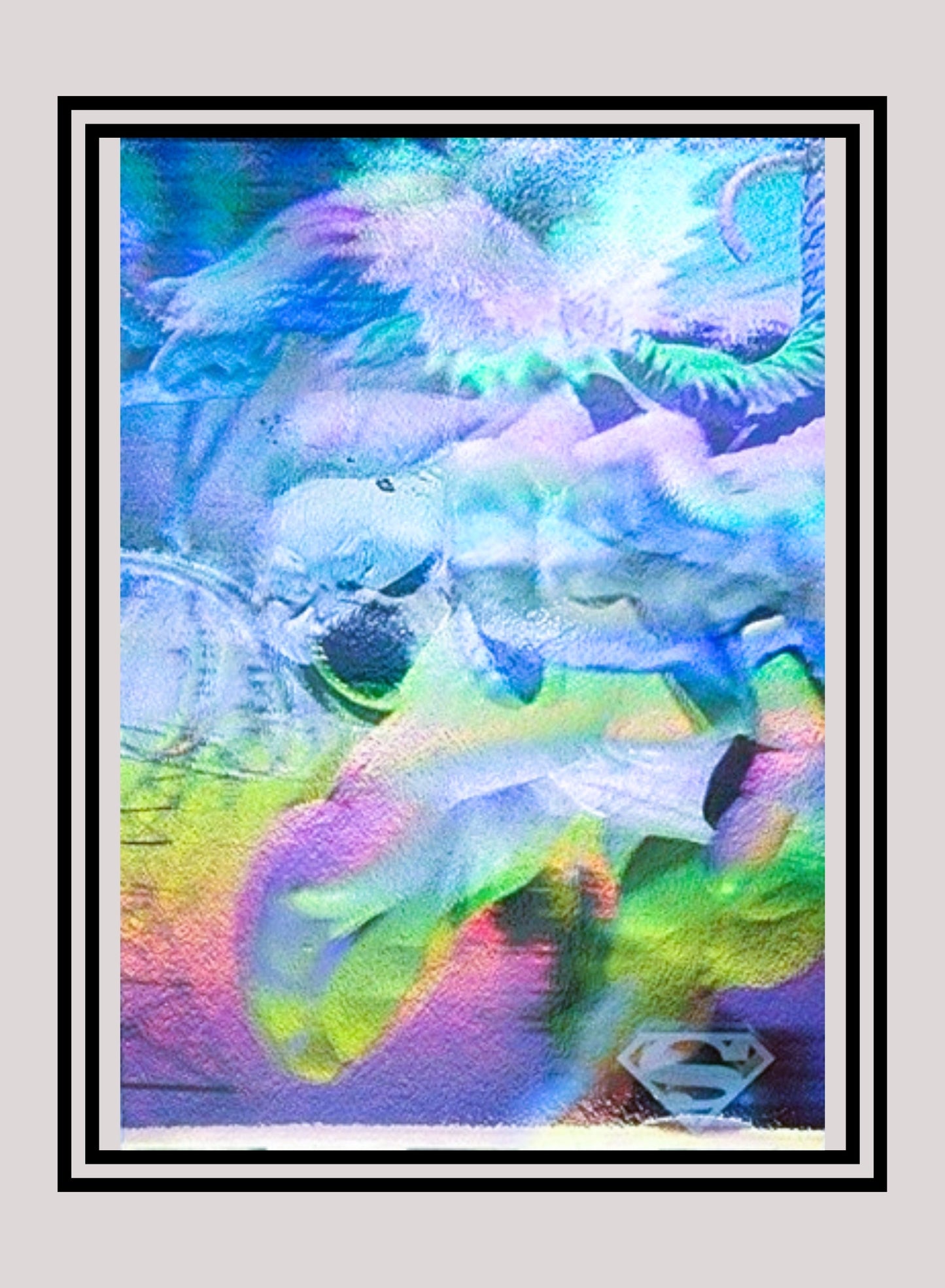 DC! 1x Power Drain - Hologram (#26 - 1996 Fleer Superman Hologram Series)