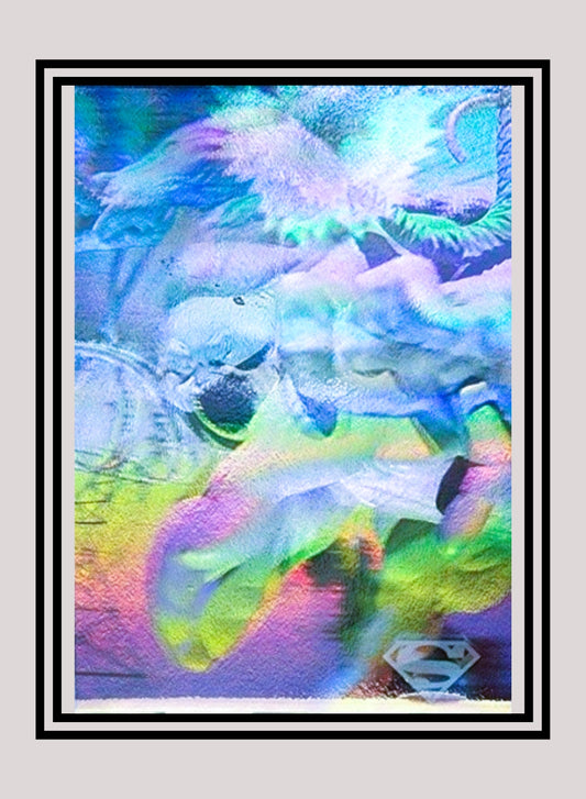 DC! 1x Power Drain - Hologram (#26 - 1996 Fleer Superman Hologram Series)