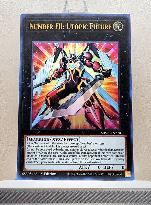 Yugioh! 1x Number F0: Utopic Future (MP25 - Ultra Rare) 1st Edition