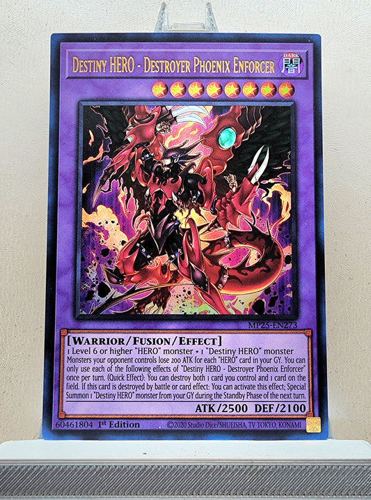 Yugioh! 1x Destiny HERO - Destroyer Phoenix Enforcer (MP25 - Ultra Rare) 1st Edition