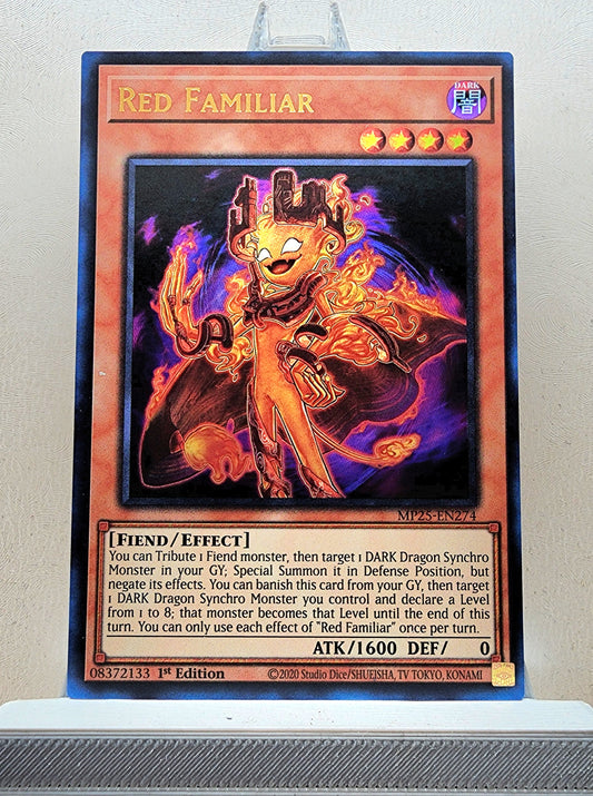 Yugioh! 1x Red Familiar (MP25 - Ultra Rare) 1st Edition