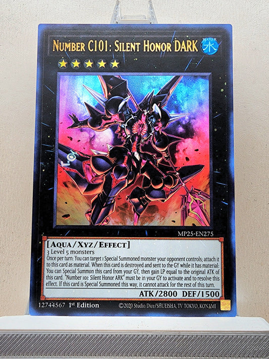 Yugioh! 1x Number C101: Silent Honor DARK (MP25 - Ultra Rare) 1st Edition