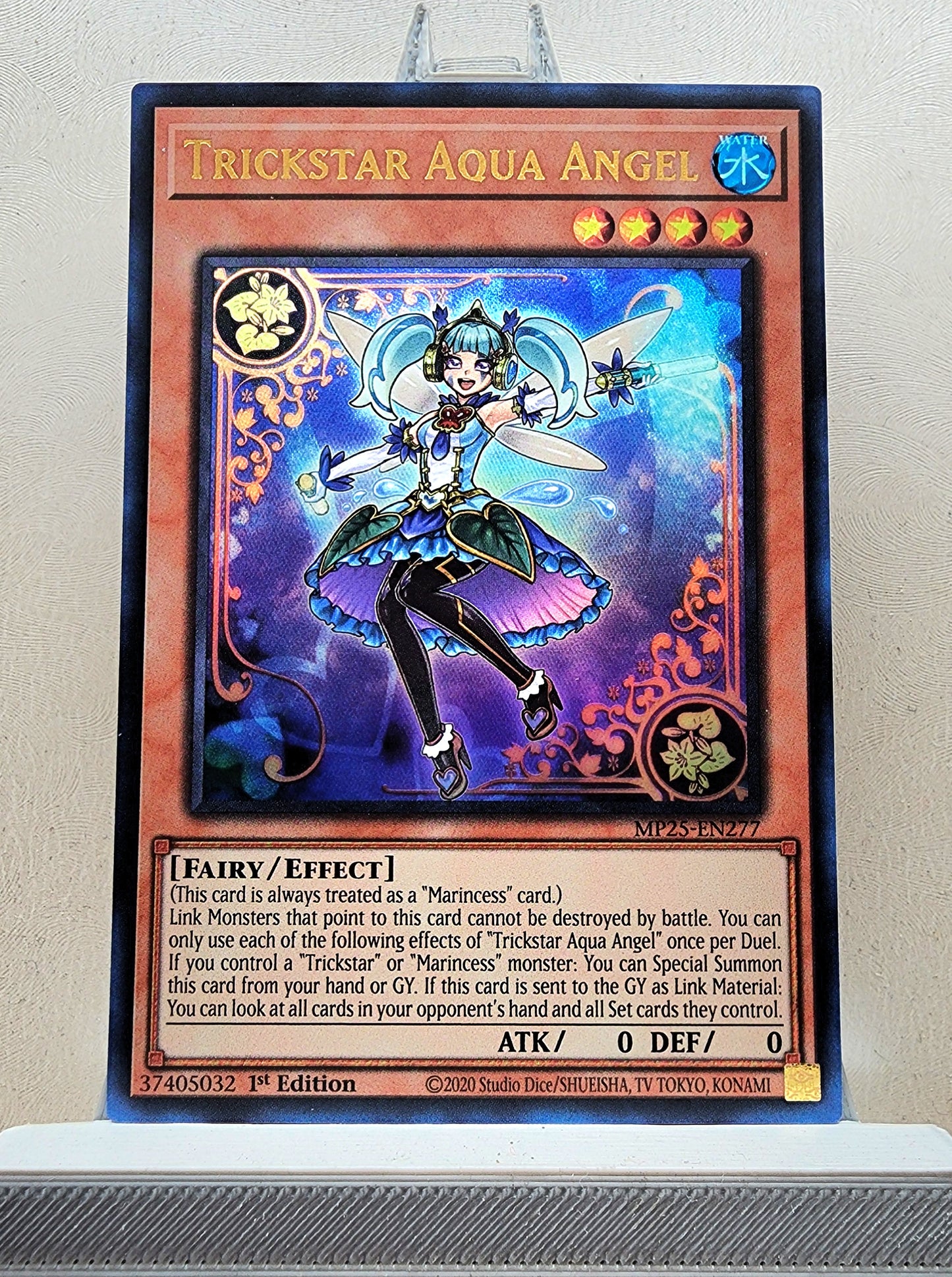 Yugioh! 1x Trickstar Aqua Angel (MP25 - Ultra Rare) 1st Edition