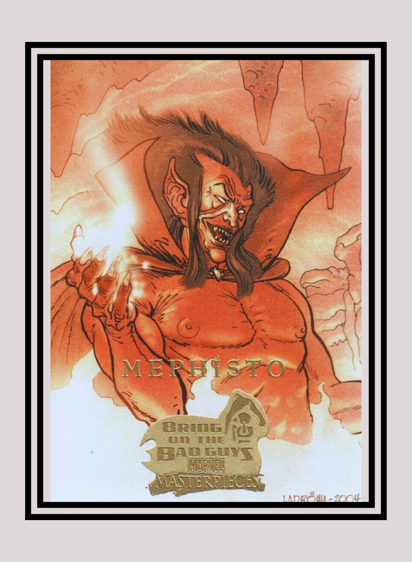 Marvel! 1x Mephisto - Base (#27 - 2008 Upper Deck Marvel Masterpieces Series 3)