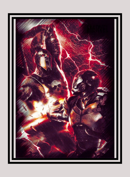 Marvel! 1x War Machine vs. Ares - Base (#27 - 2010 Rittenhouse Marvel Heroes & Villains)