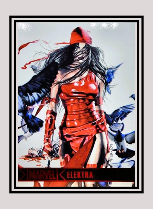 Marvel! 1x Elektra - Base (#27 - 2012 Rittenhouse Greatest Heroes)
