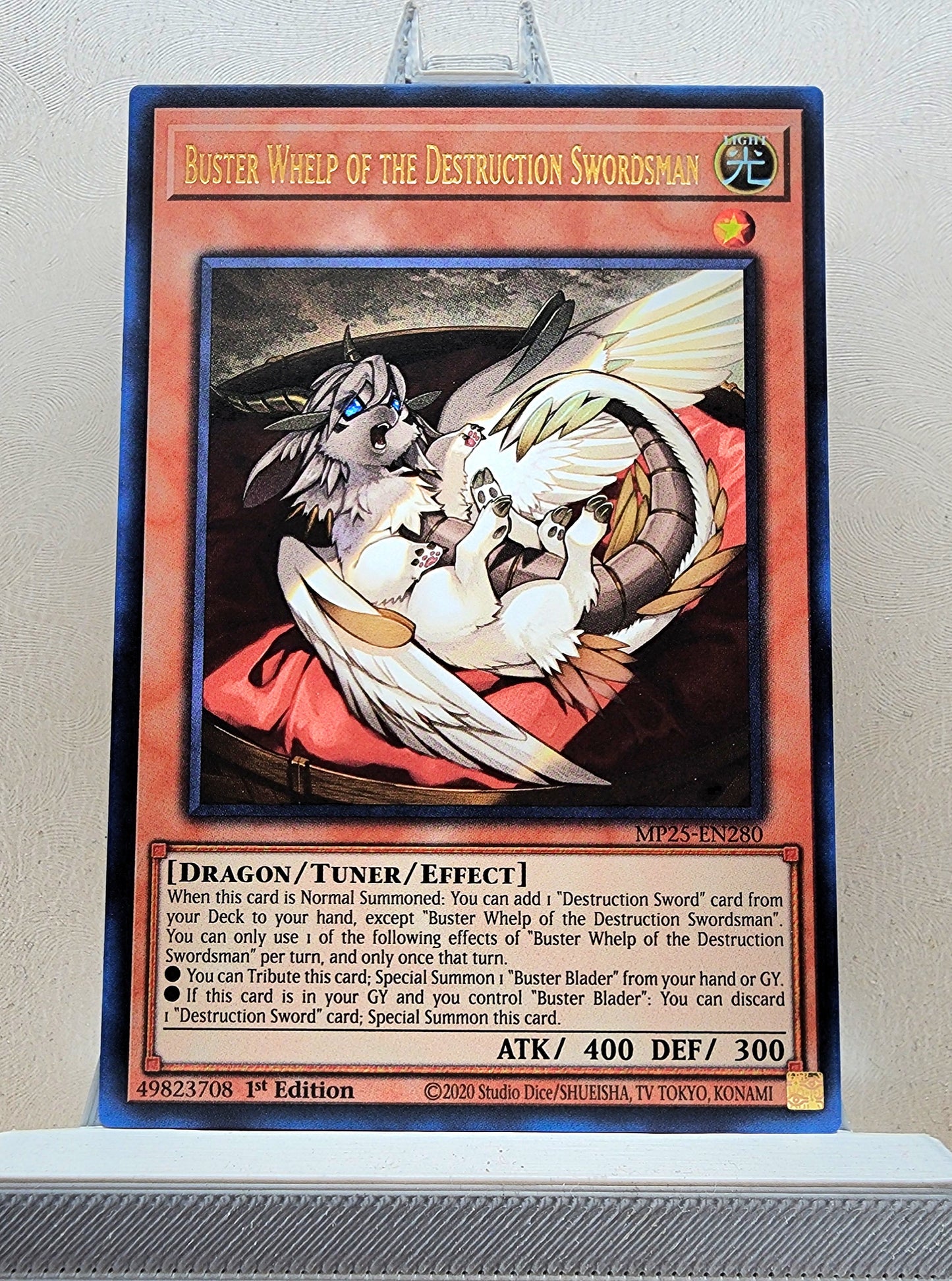 Yugioh! 1x Buster Whelp of the Destruction Swordsman (MP25 - Ultra Rare) 1st Edition