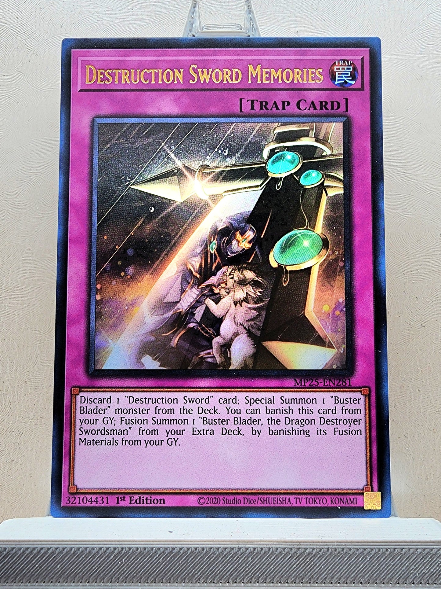 Yugioh! 1x Destruction Sword Memories (MP25 - Ultra Rare) 1st Edition
