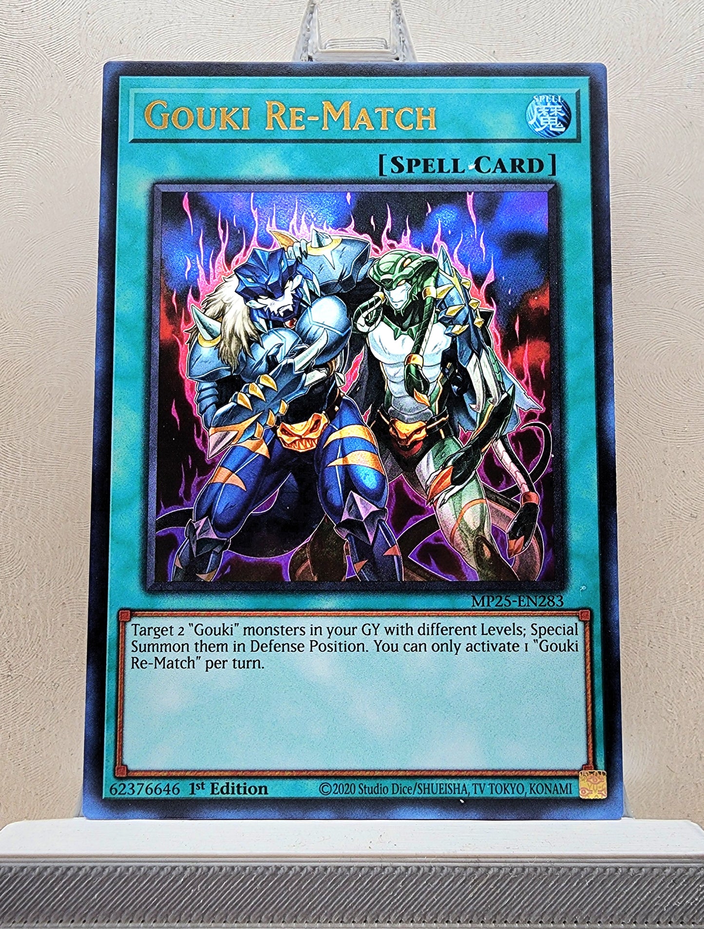 Yugioh! 1x Gouki Re-Match (MP25 - Ultra Rare) 1st Edition