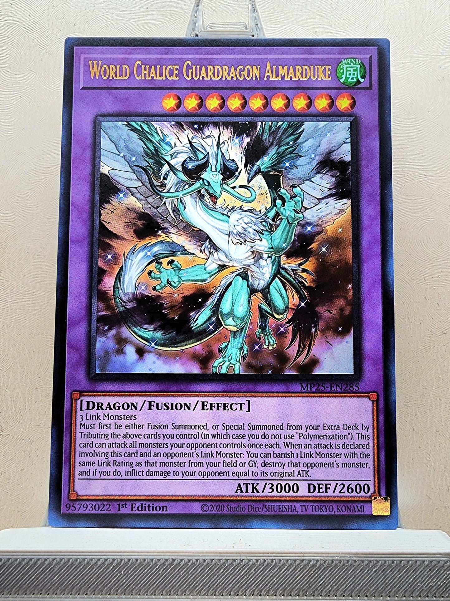 Yugioh! 1x World Chalice Guardragon Almarduke (MP25 - Ultra Rare) 1st Edition