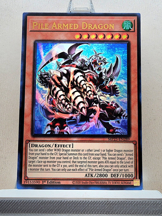 Yugioh! 1x Pile Armed Dragon (MP25 - Ultra Rare) 1st Edition