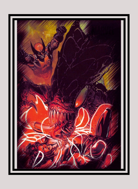 Marvel! 1x Wolverine & Armor vs. Brood - Base (#28 - 2010 Rittenhouse Marvel Heroes & Villains)