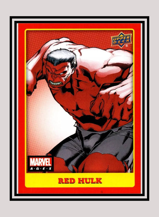 Marvel! 1x Red Hulk - Base (#028 - 2020 Upper Deck Marvel Ages)