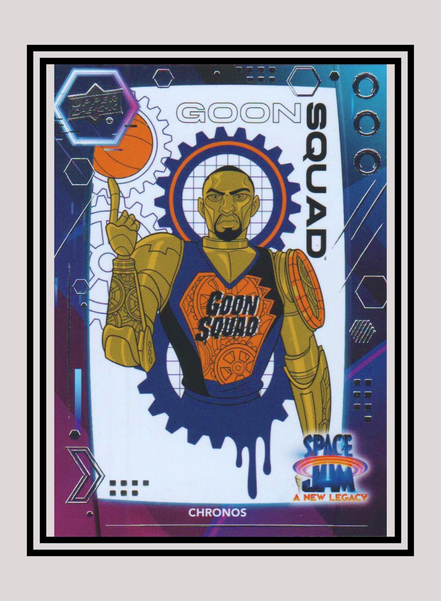 1x Chronos - Base/Blue Parallel (#28 - 2021 Upper Deck Space Jam: A New Legacy)