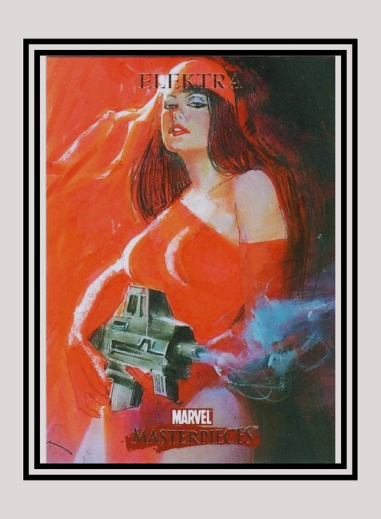 Marvel! 1x Elektra - Base (#28 - 2007 Upper Deck Marvel Masterpieces)