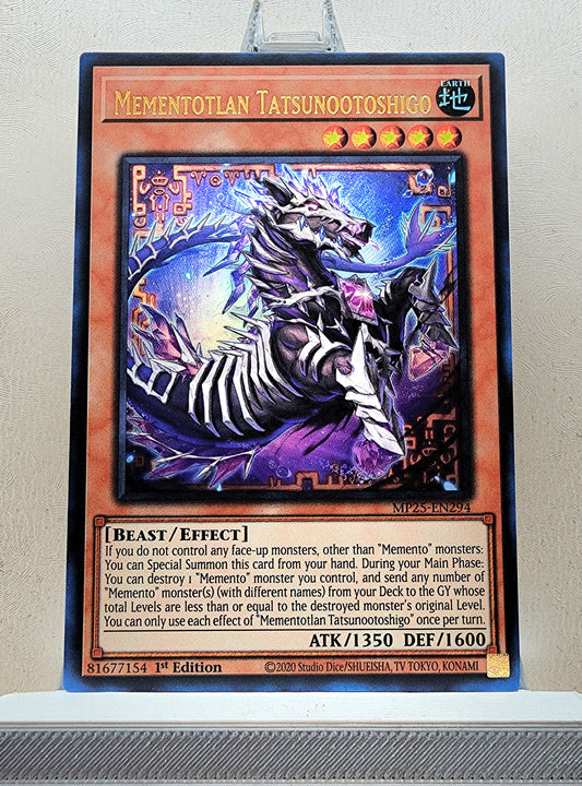 Yugioh! 1x Mementotlan Tatsunootoshigo (MP25 - Ultra Rare) 1st Edition