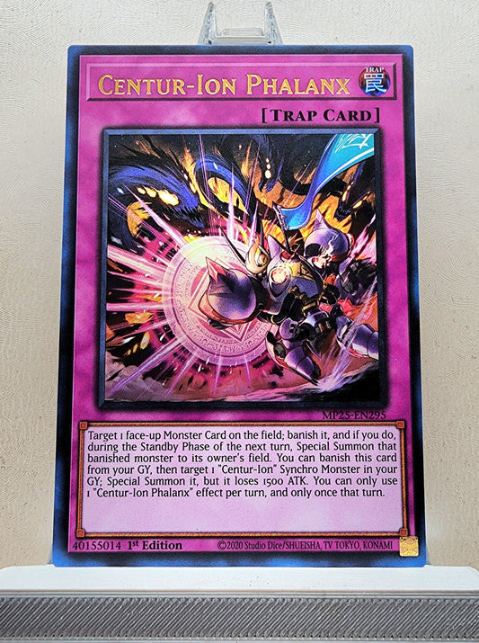 Yugioh! 1x Centur-Ion Phalanx (MP25 - Ultra Rare) 1st Edition