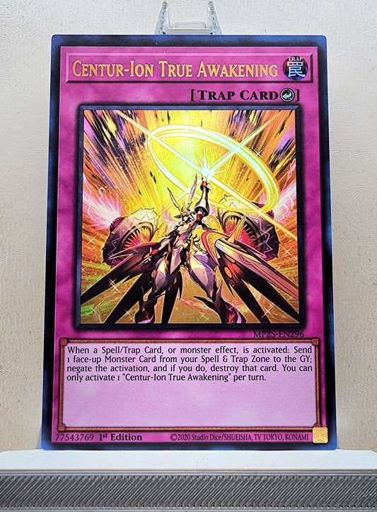 Yugioh! 1x Centur-Ion True Awakening (MP25 - Ultra Rare) 1st Edition