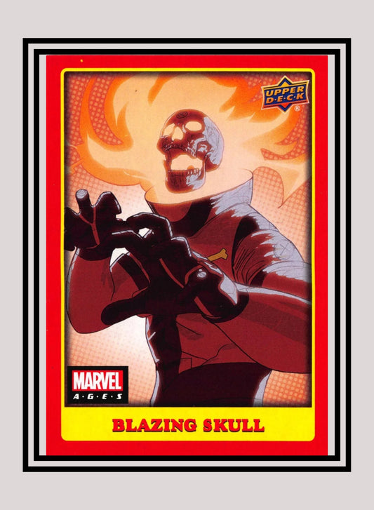 Marvel! 1x Blazing Skull - Base (#296 - 2020 Upper Deck Marvel Ages)