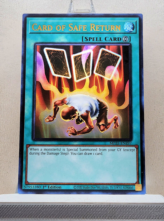 Yugioh! 1x Card of Safe Return (MP25 - Ultra Rare) 1st Edition