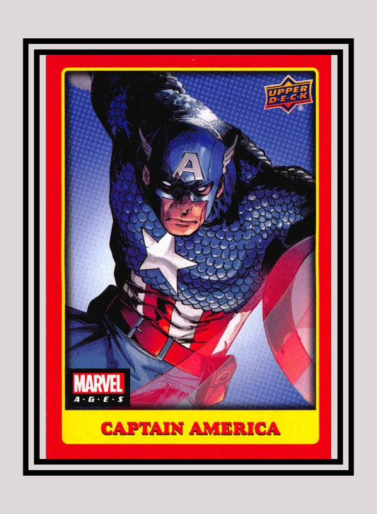 Marvel! 1x Captain America - Base (#298 - 2020 Upper Deck Marvel Ages)