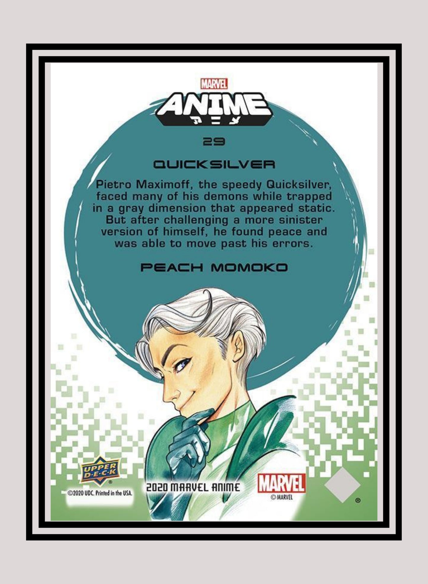 Marvel! 1x Quick Silver - Base (#29 - 2020 Upper Deck Marvel Anime)