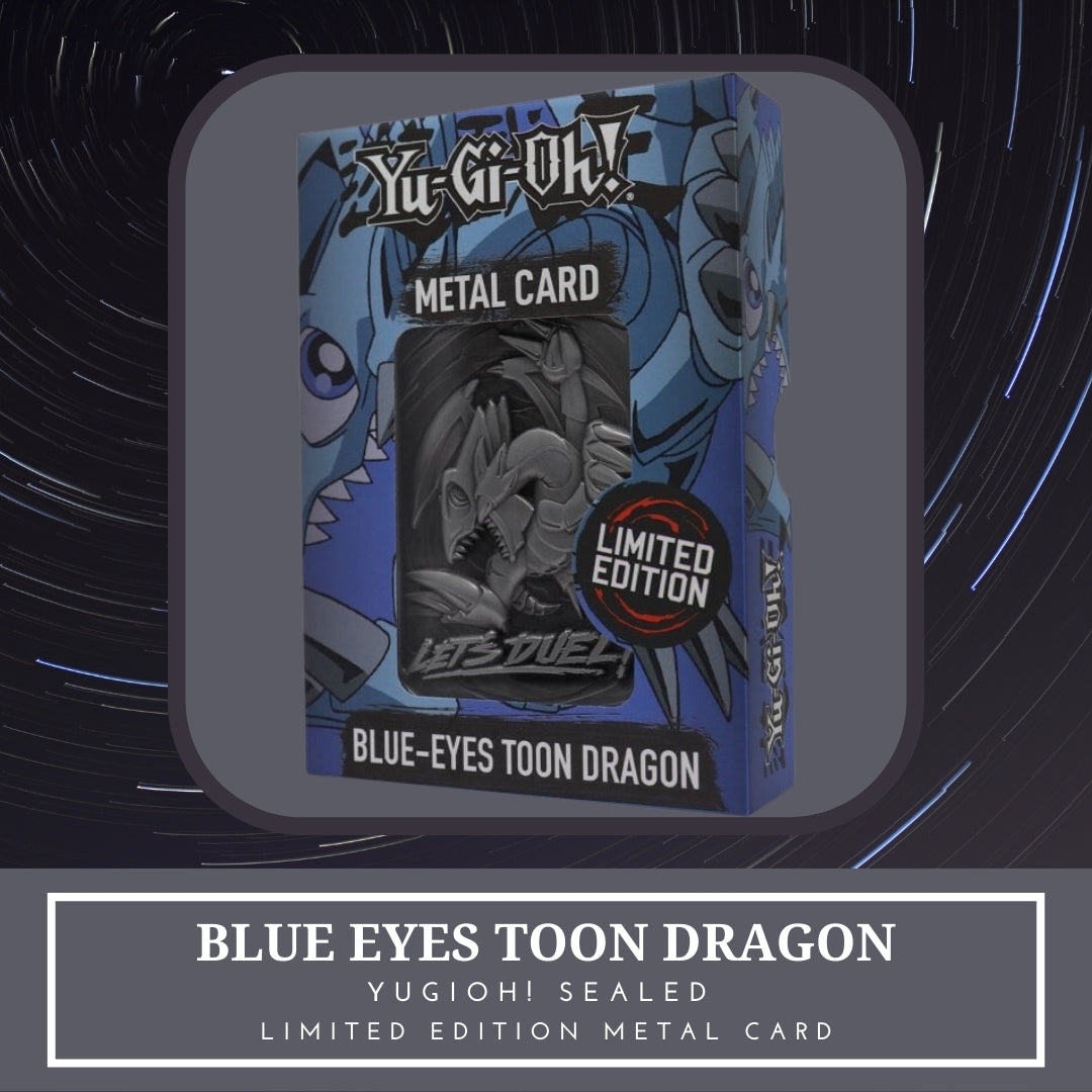 Yugioh! 1x Blue Eyes Toon Dragon Metal Card - Limited Edition (SEALED)