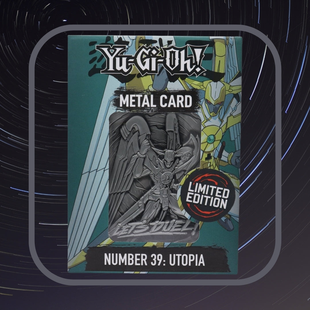 Yugioh! 1x Number 39: Utopia Metal Card - Limited Edition (SEALED)