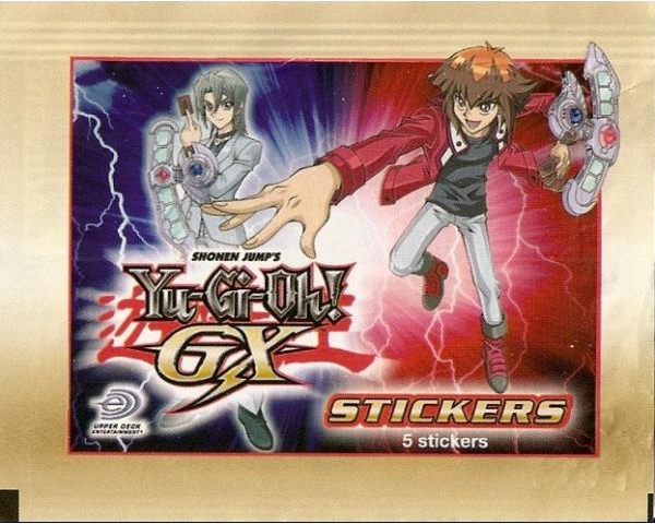 1x 2007 Upper Deck Yugioh GX - Sticker Pack (SEALED)