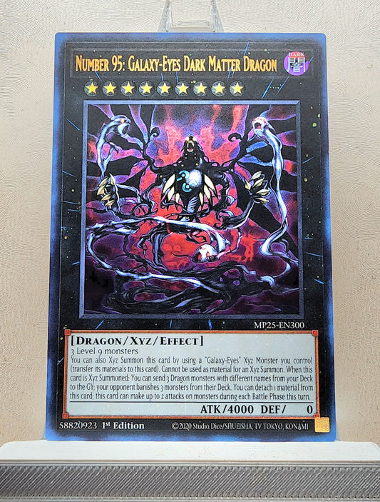 Yugioh! 1x Number 95: Galaxy-Eyes Dark Matter Dragon (MP25 - Ultra Rare) 1st Edition
