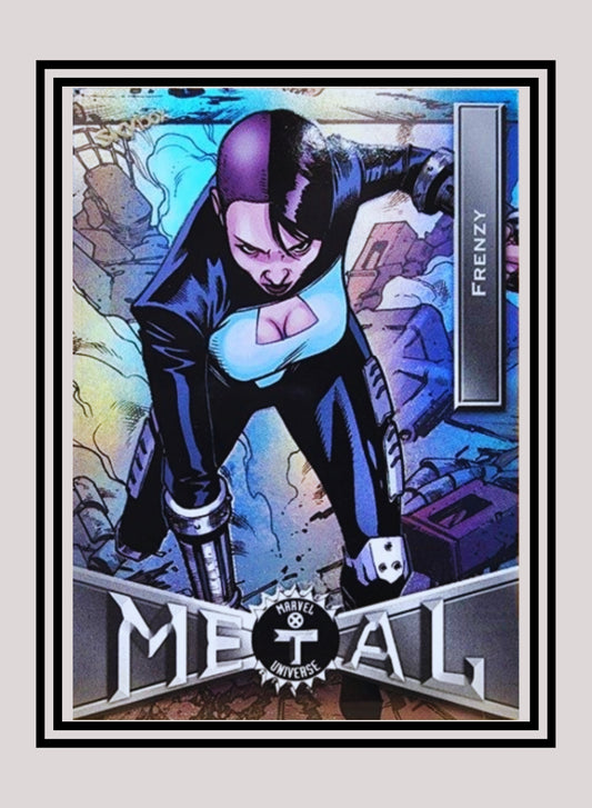 Marvel! 1x Frenzy - Base Low Series (#030 - 2021 Upper Deck X-Men Metal Universe)