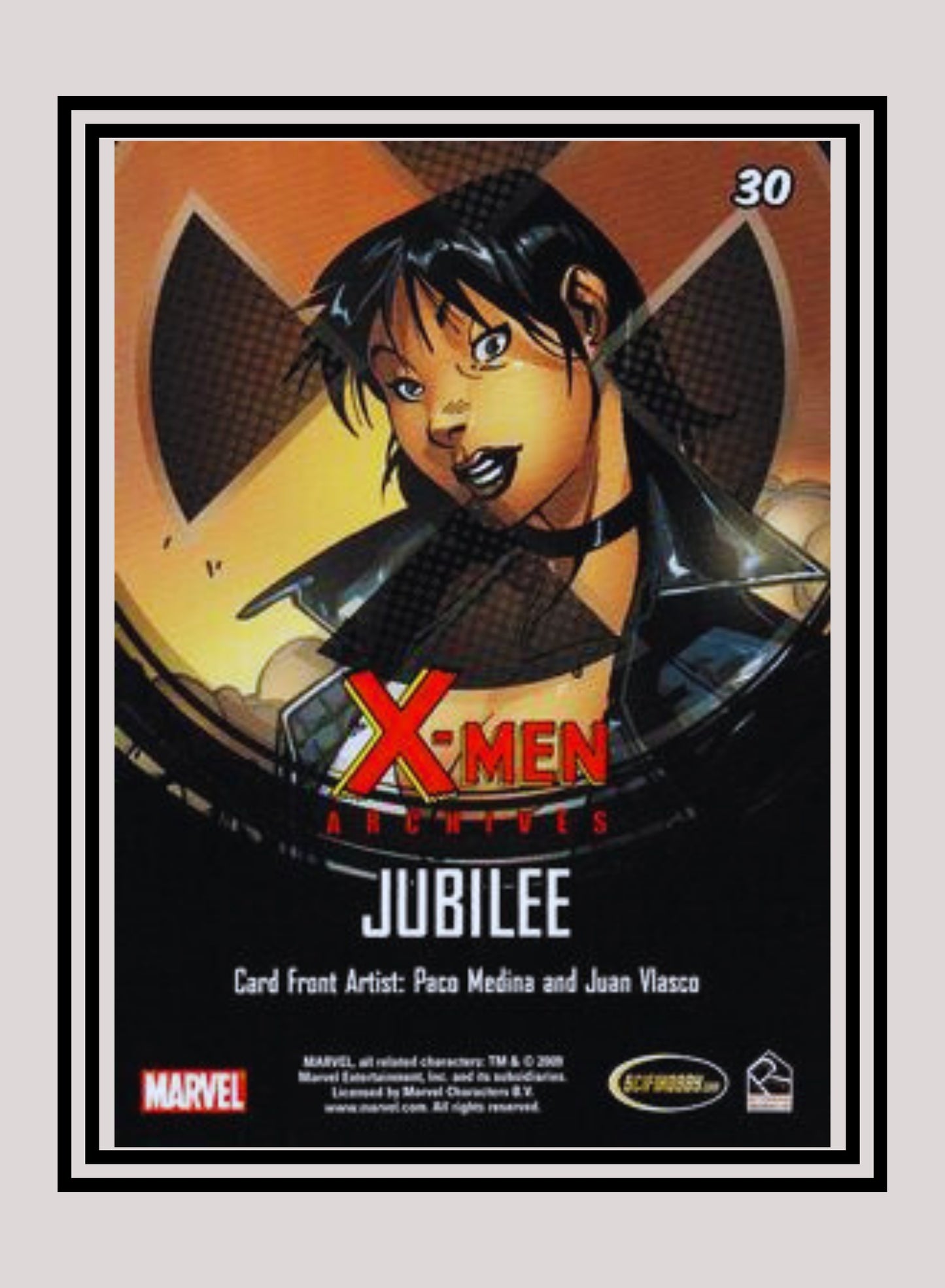 Marvel! 1x Jubilee - Base (#30 - 2009 Rittenhouse X-Men Archives)