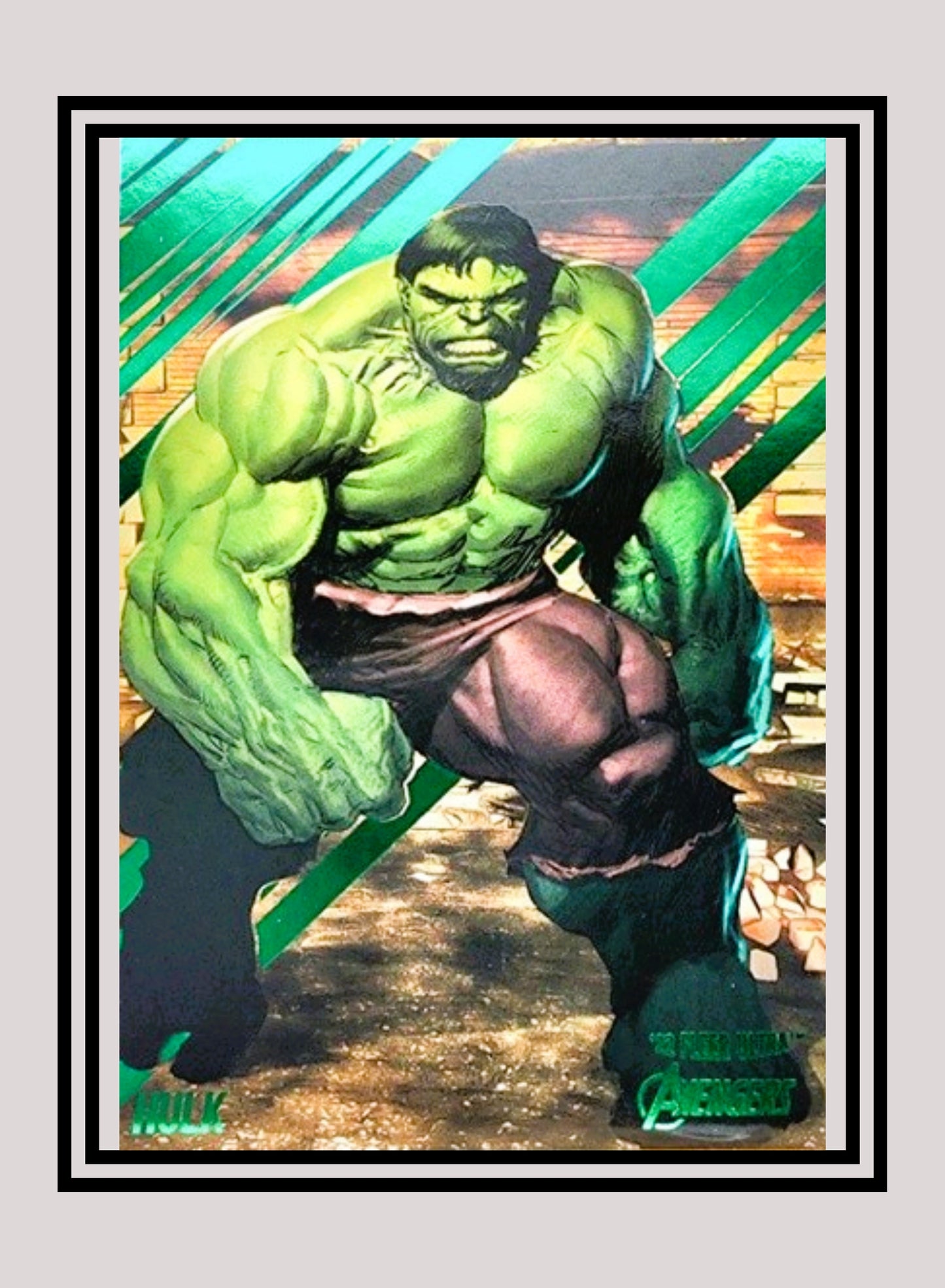Marvel! 1x Hulk - Base (#30 - 2022 Fleer Ultra Avengers)